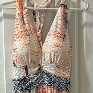 Women’s 3/4 length multi-color dress